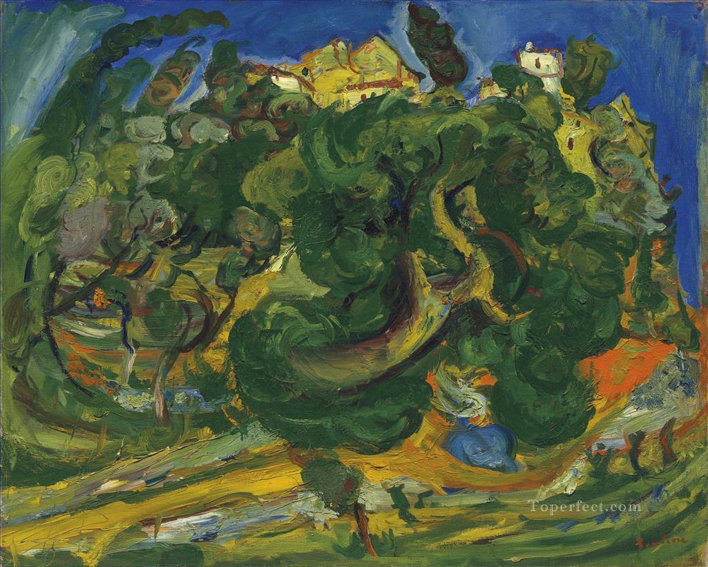 Paisaje de árboles de bosques de Midi Chaim Soutine Pintura al óleo